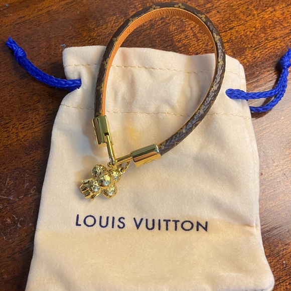 Louis Vuitton Brown and Gold Bracelet - Picture 1 of 5